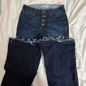 Ariat Button Fly Raw Hem Flare